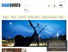 Tablet Screenshot of bogen-events.de